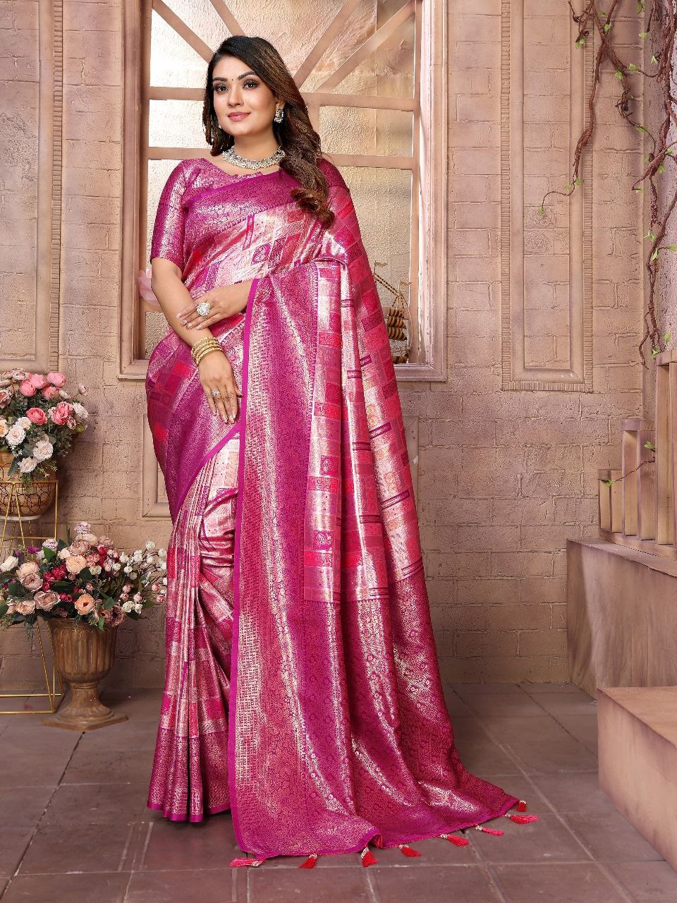Banarasi Chaturi Silk Saree For Wedding