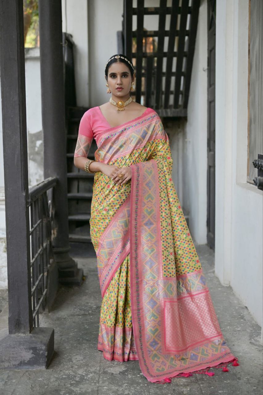 Banarasi Patola Soft Silk Saree