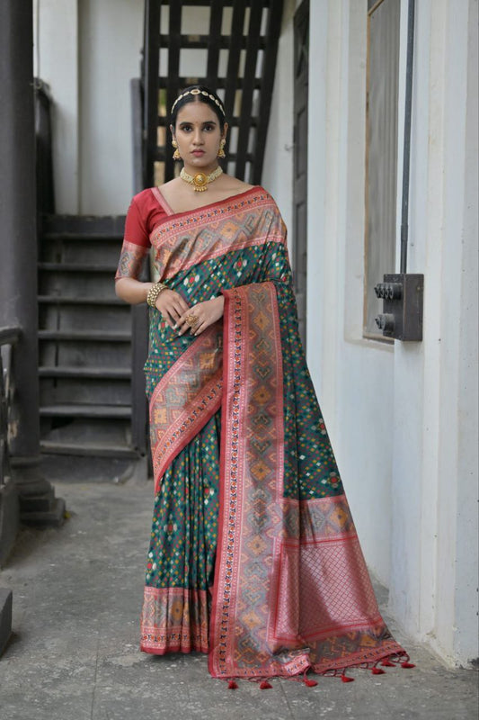 Banarasi Patola Soft Silk Saree