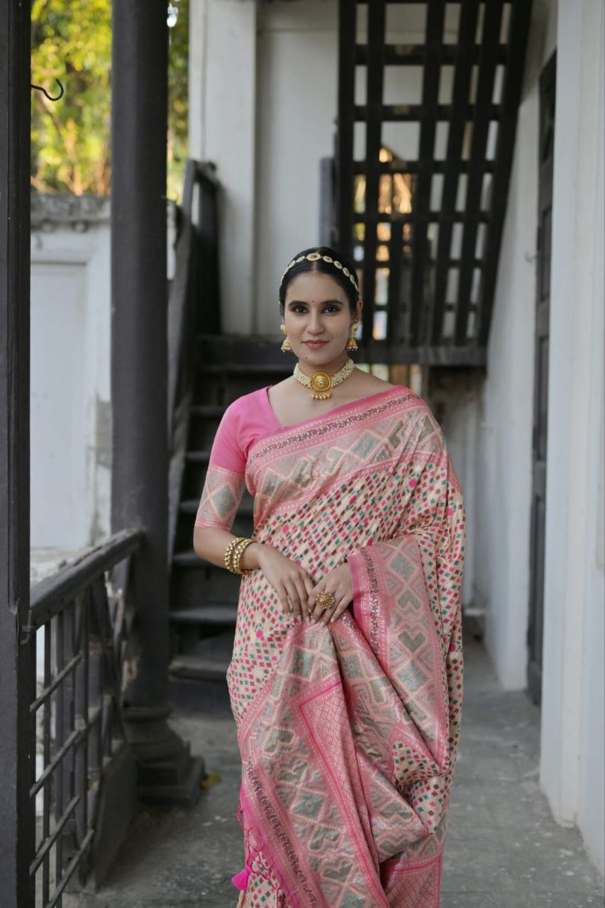 Banarasi Patola Soft Silk Saree