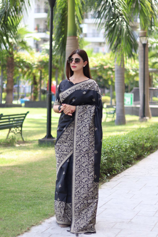 Banglori Handloom Raw Silk Saree