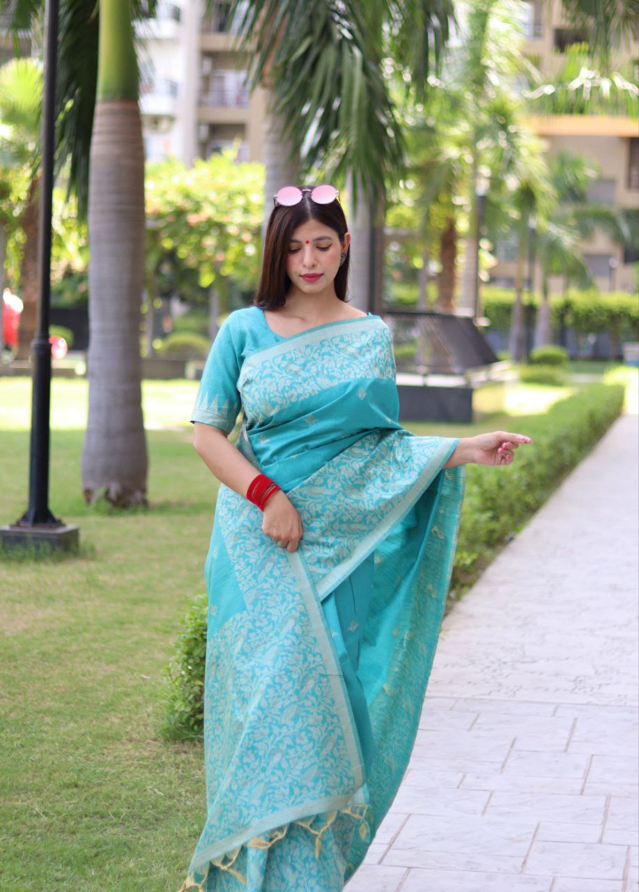 bangalore handloom silk Saree, Sky Blue color bangalore handloom silk sari for women, bangalore handloom silk saree for wedding, Saree, Saree for women, Saris, Sari for women, Sarees for women, Party wear sarees for women, Wedding wear saree for women, Bollywood saree for women, Heavy saree for women, Sarees for wedding