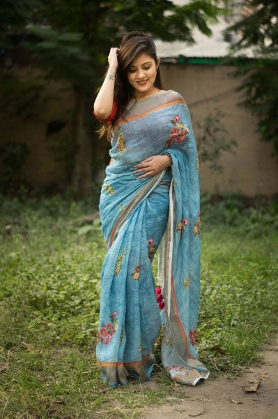 Munnar Slub Cotton Saree