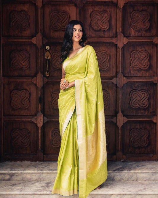 Bollywood Design Lichi Silk Saree