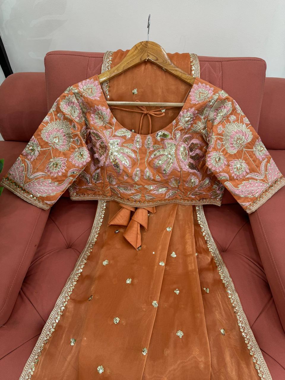 Bollywood Party Wear Jimmy Choo Silk Saree