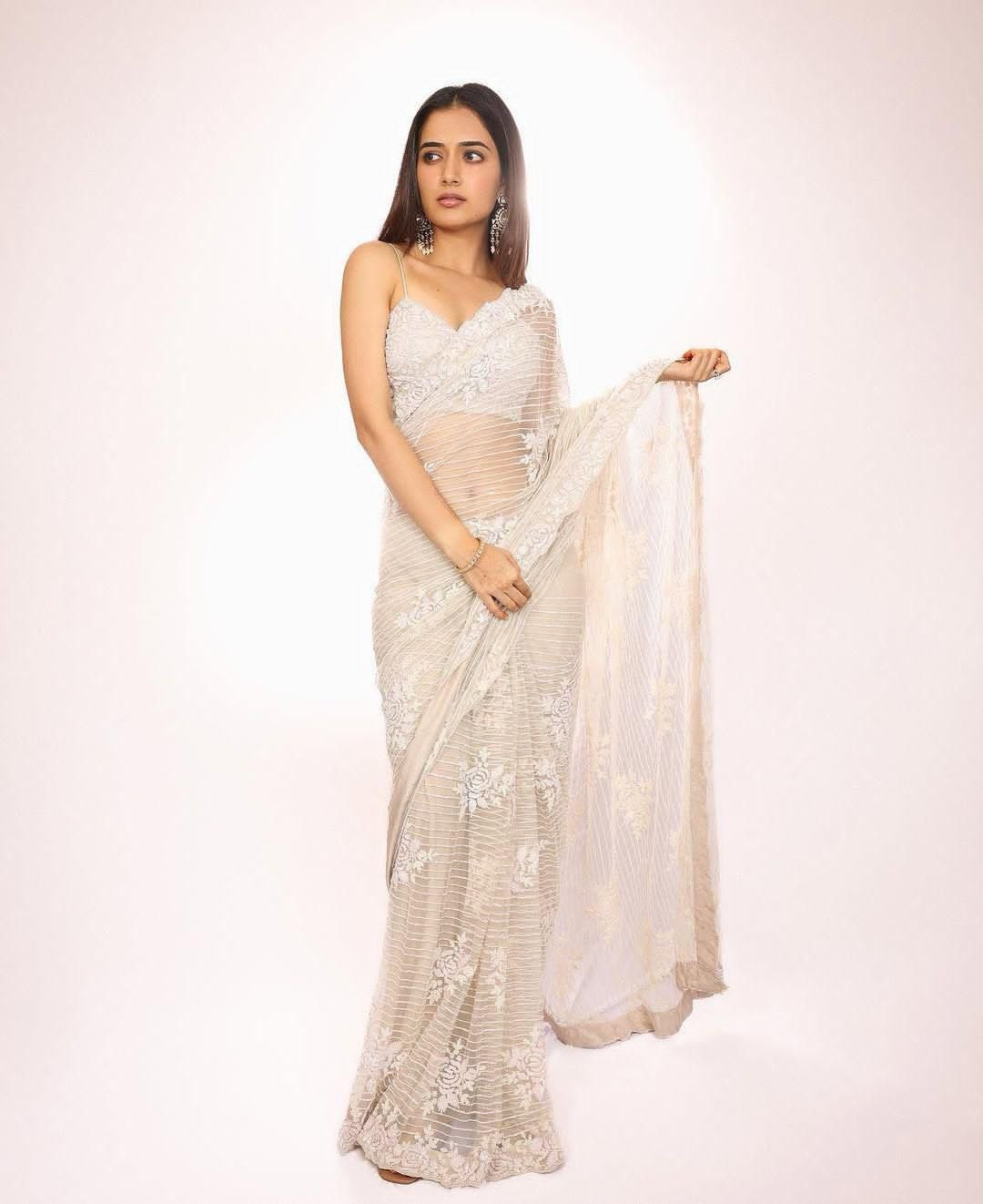 Bollywood Party Wear Net Saree | Clone Design