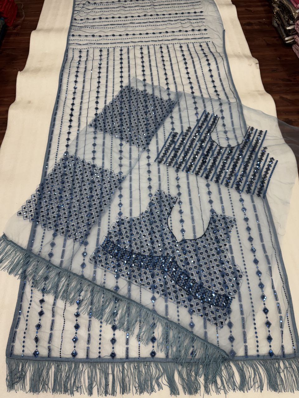 Bollywood Style Designer Mono Net Saree | Clone Design