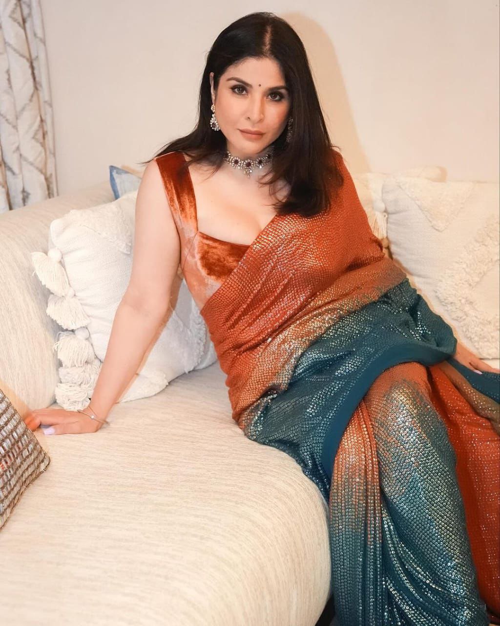 Bollywood Style Party Wear Georgette Saree | Replica Design