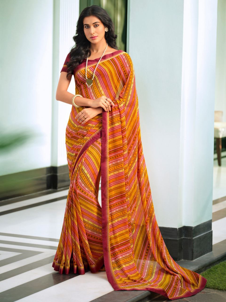Daily Wear Georgette Saree