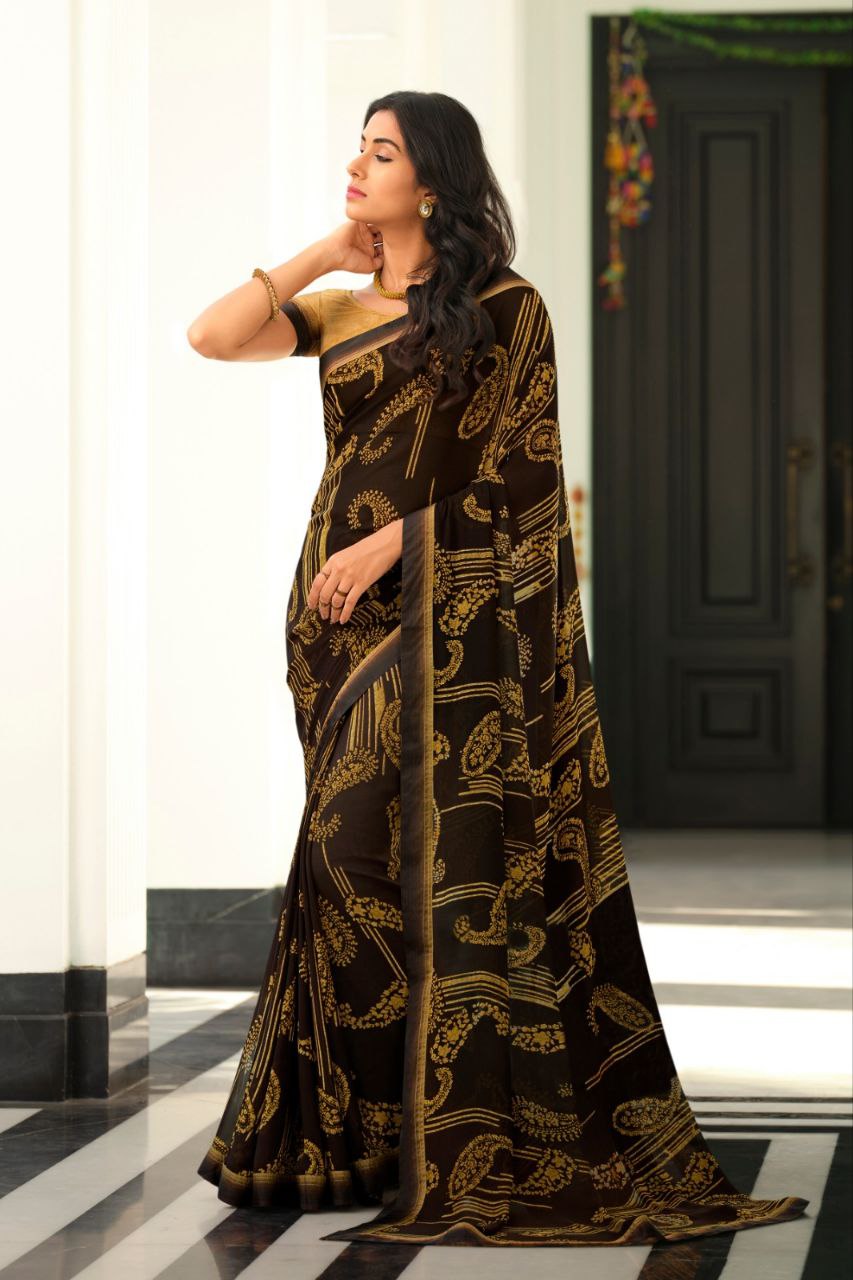 Daily Wear Georgette Saree