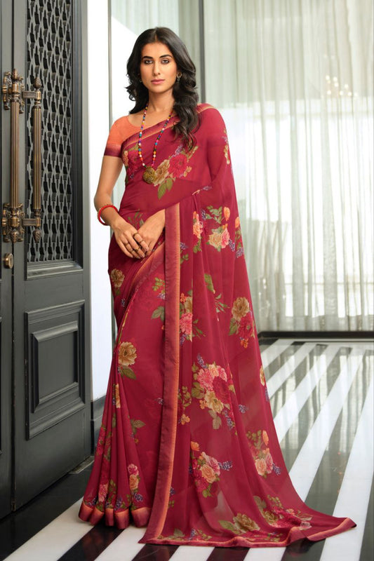 Daily Wear Georgette Saree