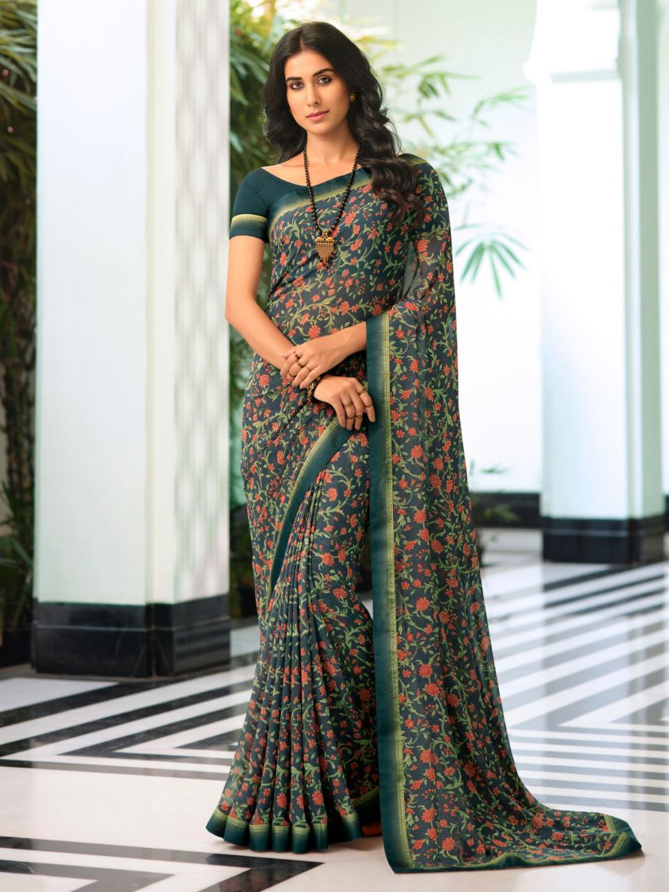 Daily Wear Georgette Saree