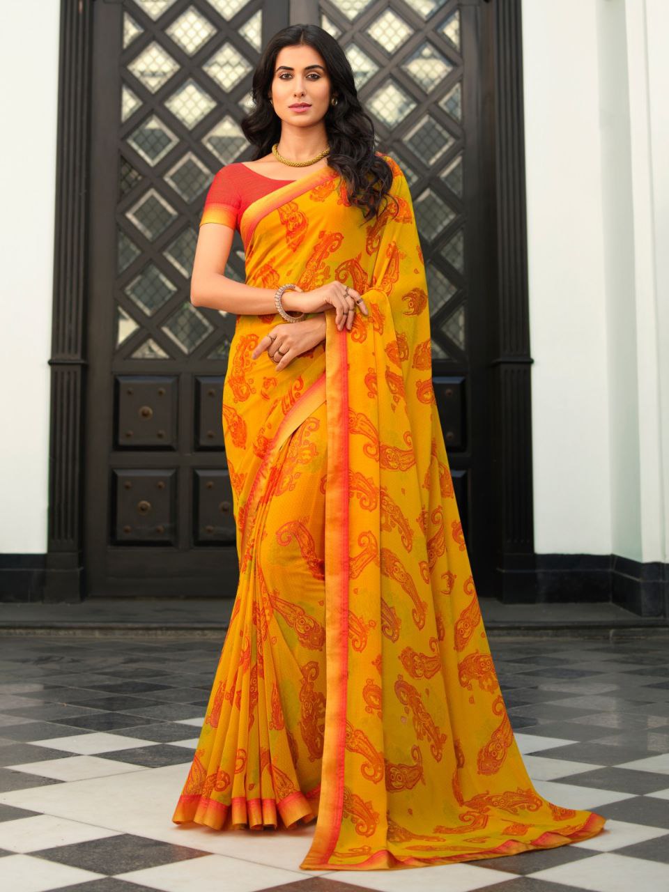 Daily Wear Georgette Saree