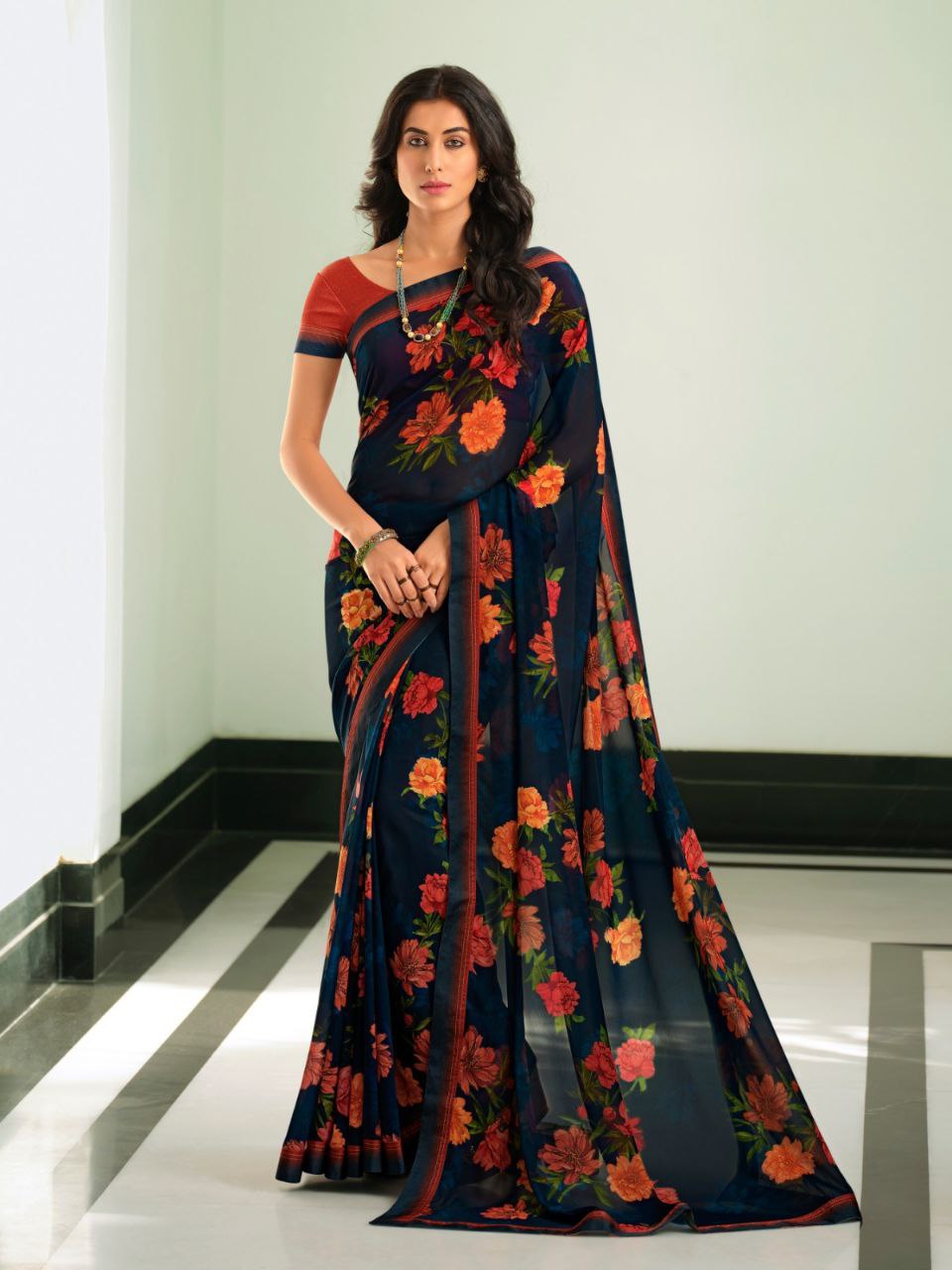 Daily Wear Georgette Saree