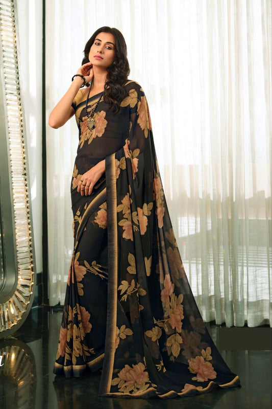 Daily Wear Georgette Saree