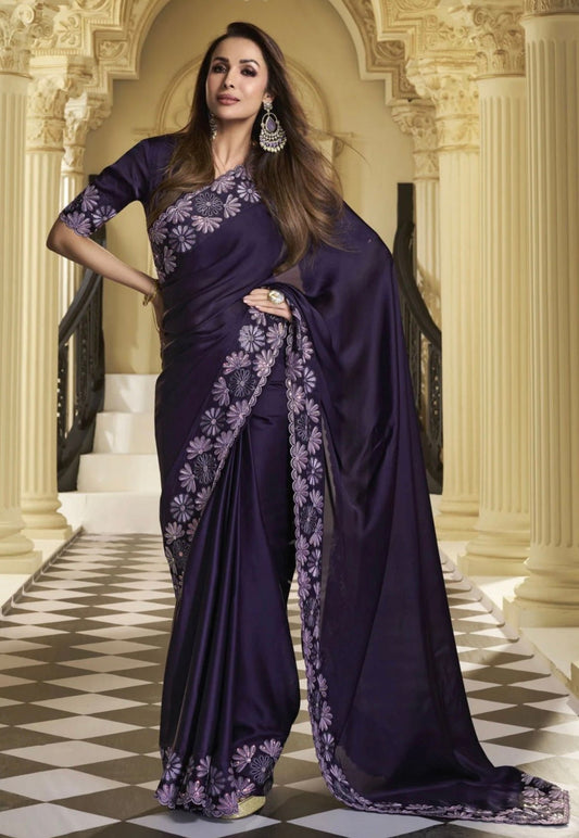 Designer Bollywood Rangoli Silk Saree | Replica Design