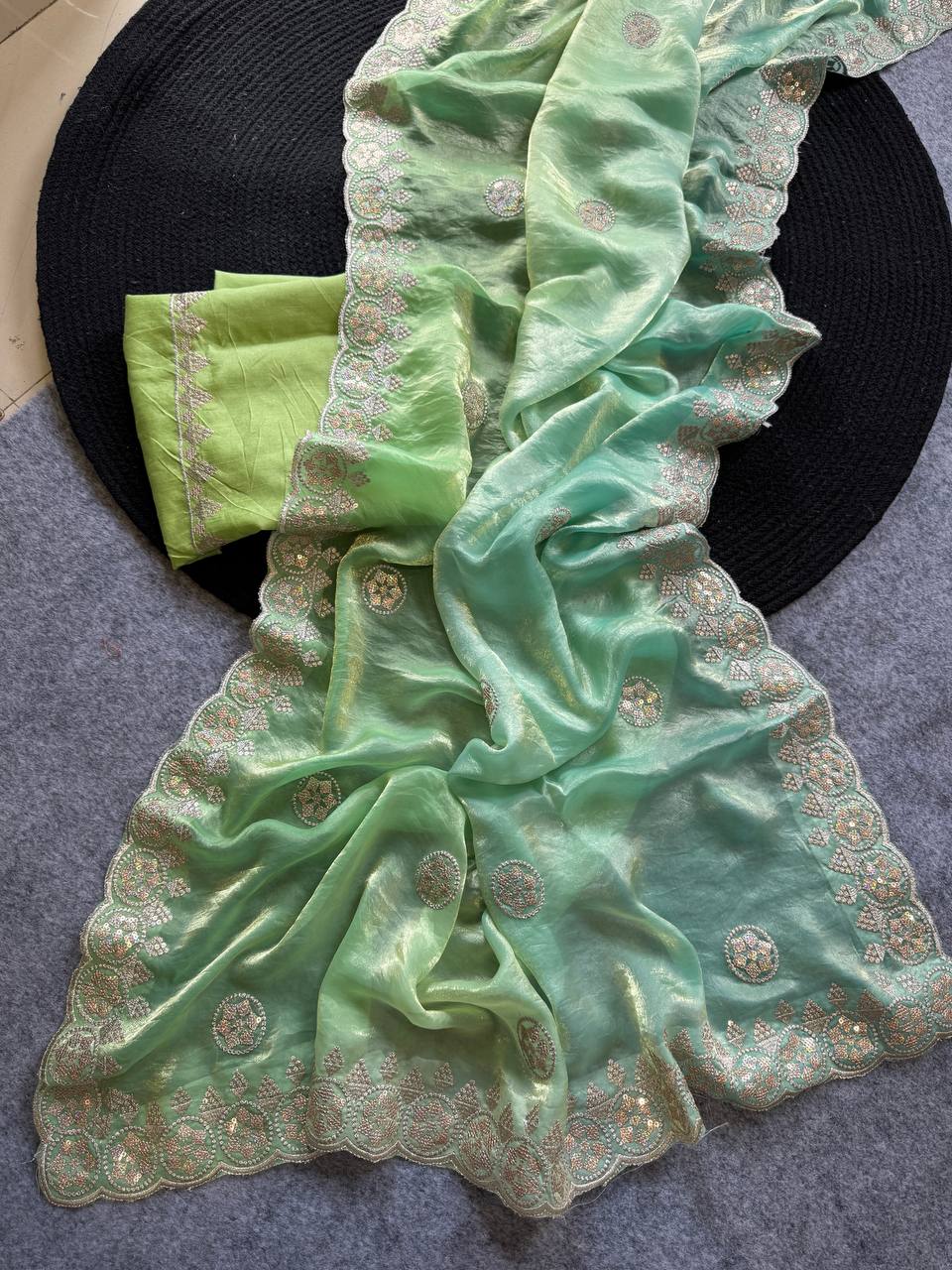 Designer Fandy Chiffon Saree