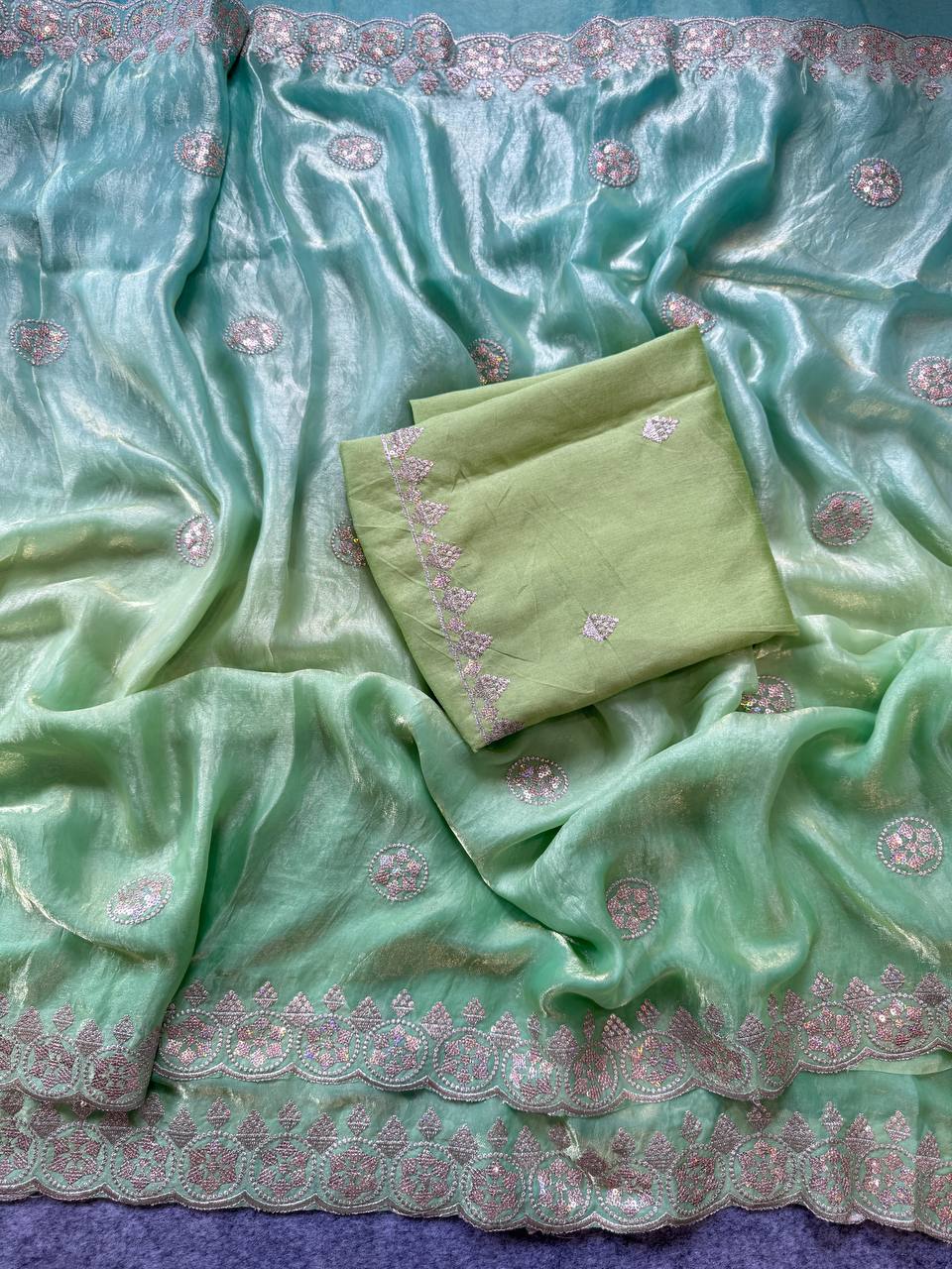 Designer Fandy Chiffon Saree