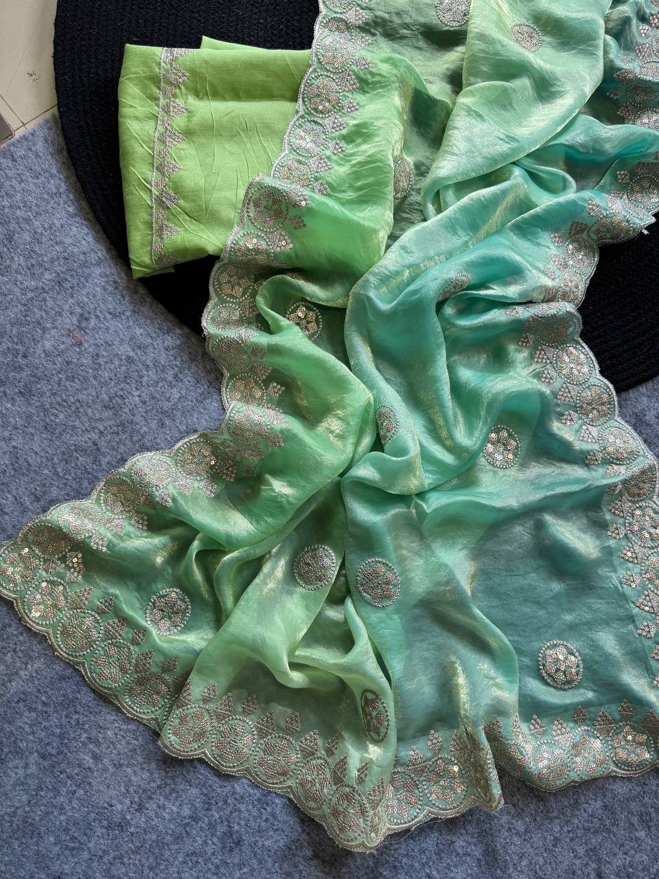 Designer Fandy Chiffon Saree