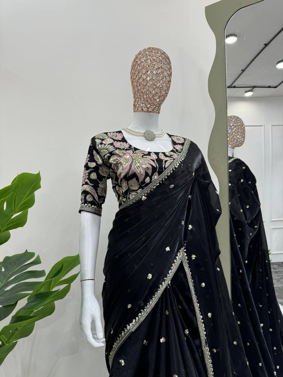 Designer Jimmy Choo Silk Saree