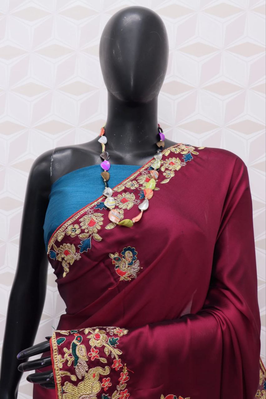 Designer Kasturi Silk Georgette Saree