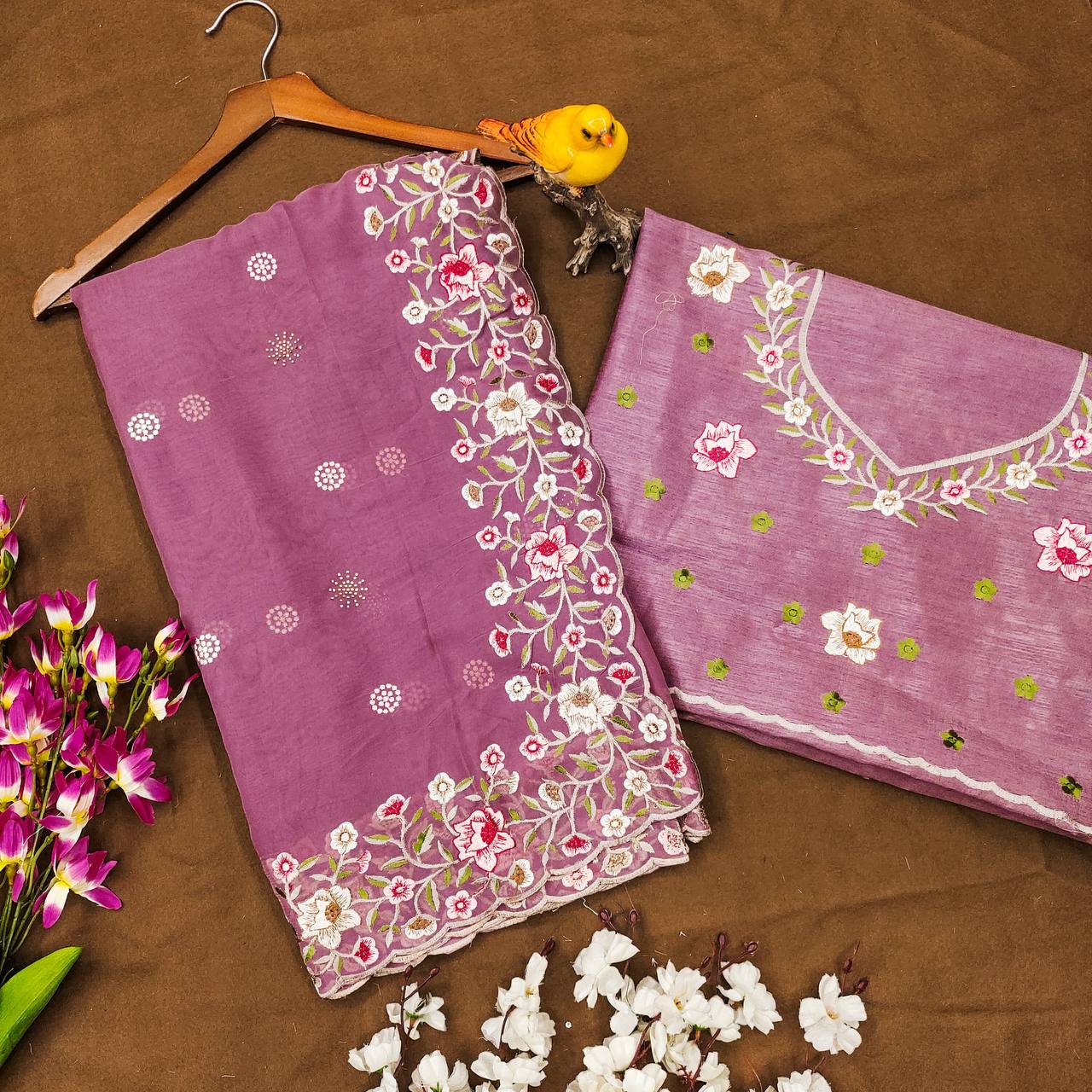 Designer Organza Silk Saree