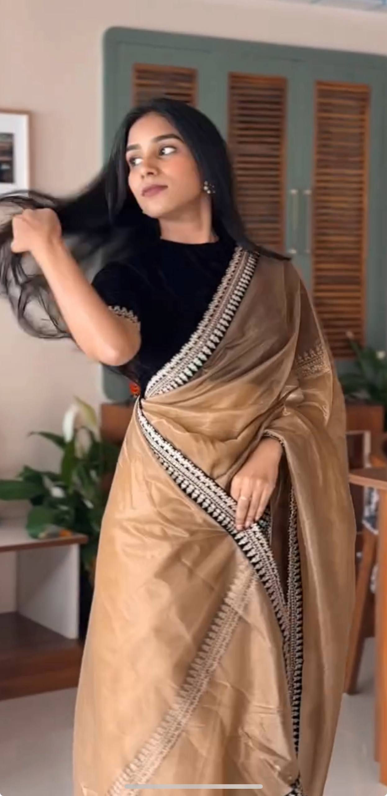 Designer Party Wear Twill Net Saree