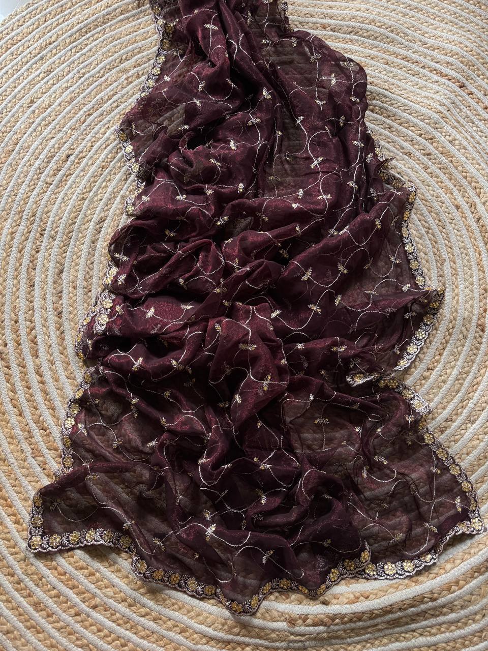 Designer Shimmer Silk Saree With Multi Color Option