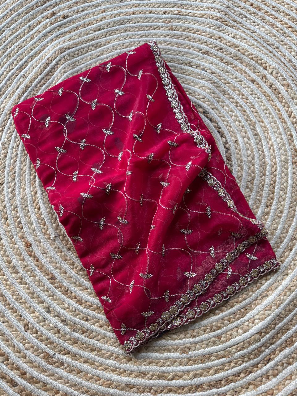 Designer Shimmer Silk Saree With Multi Color Option