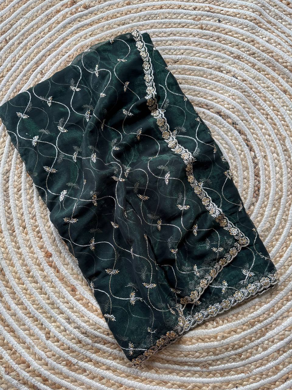 Designer Shimmer Silk Saree With Multi Color Option