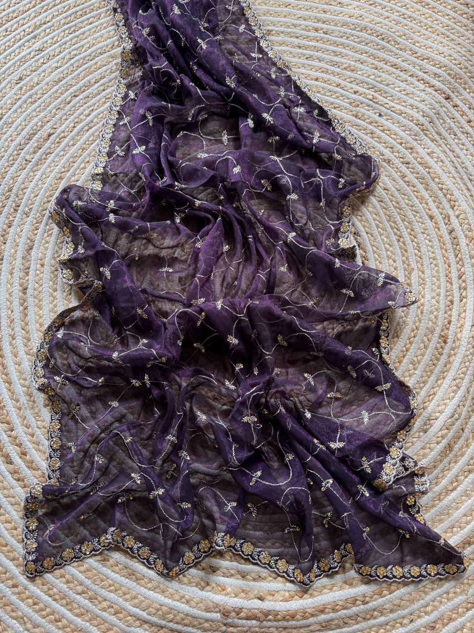 Designer Shimmer Silk Saree With Multi Color Option