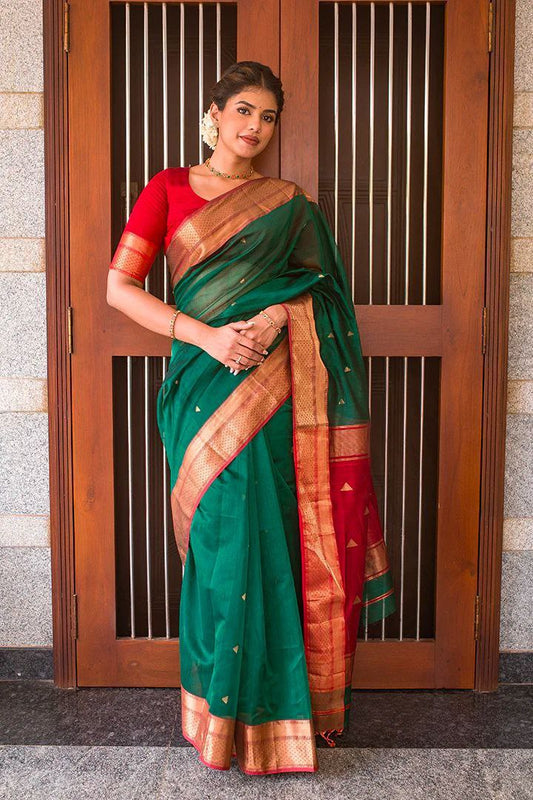 Designer Soft Lichi Silk Saree