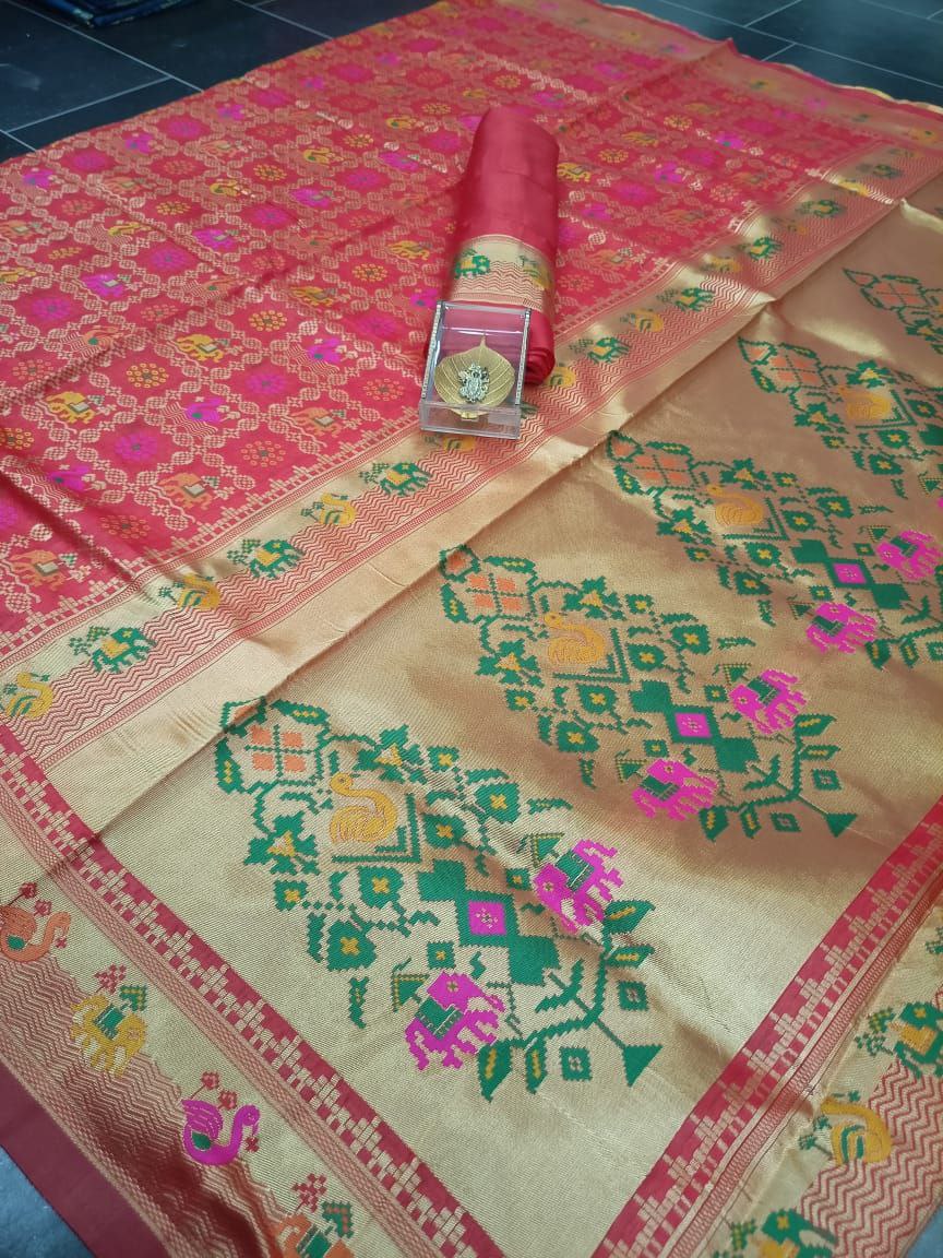 Designer Soft Lichi Silk Saree