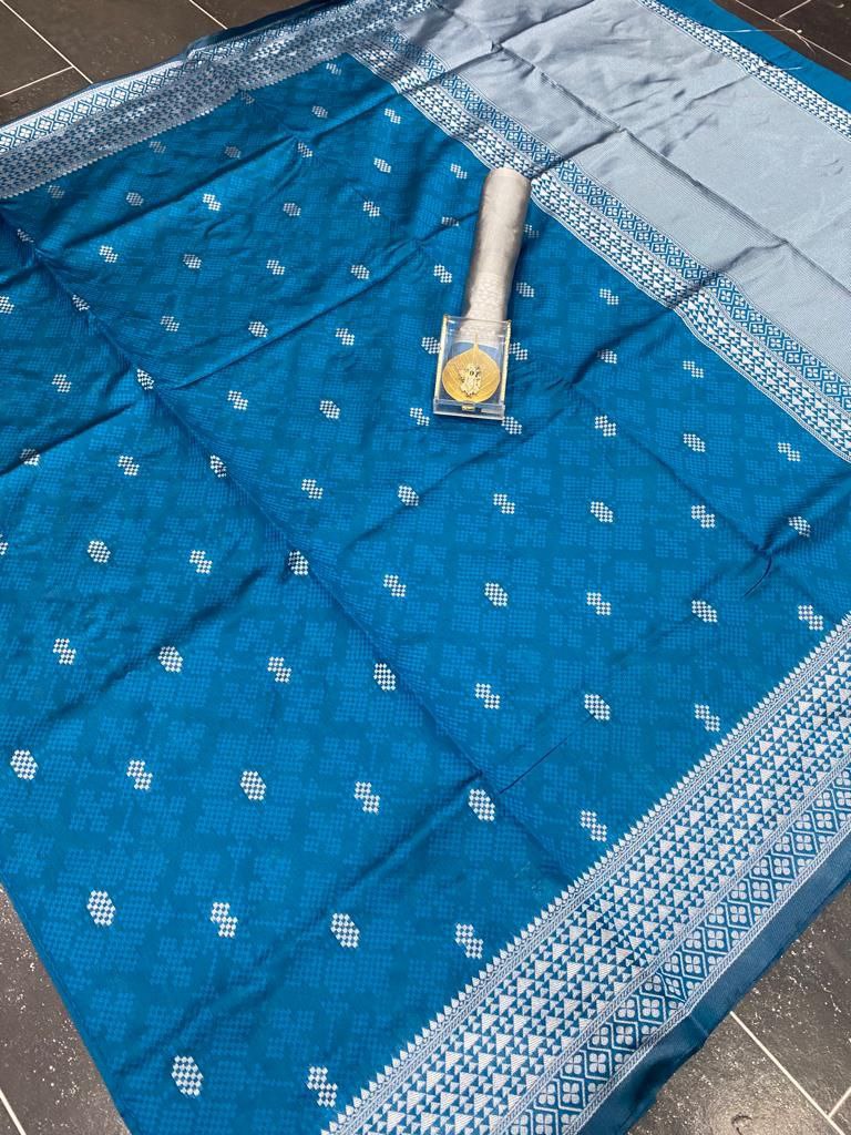 Designer Soft Lichi Silk Saree