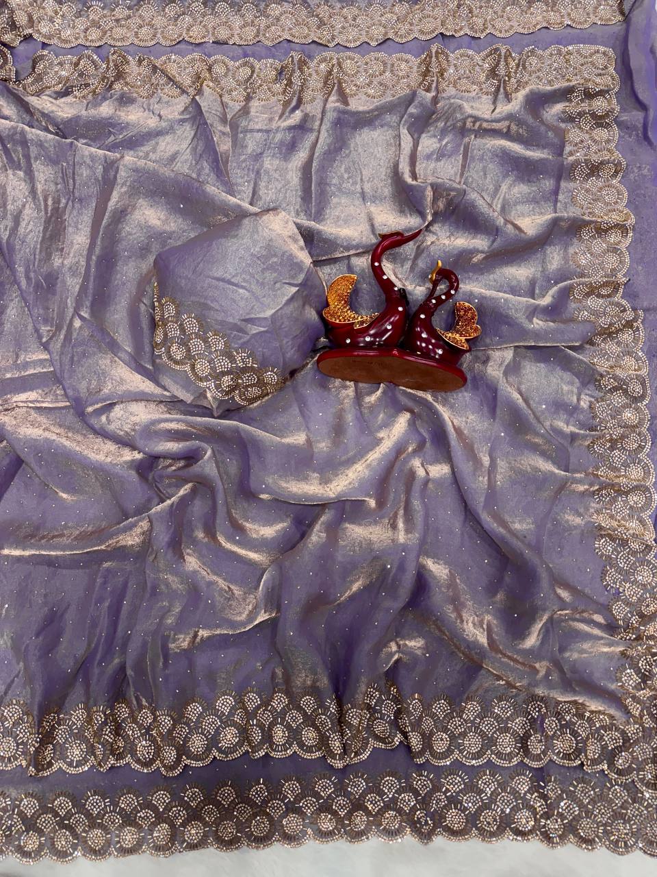 Designer Space Silk Saree | Wedding Wear Sarees