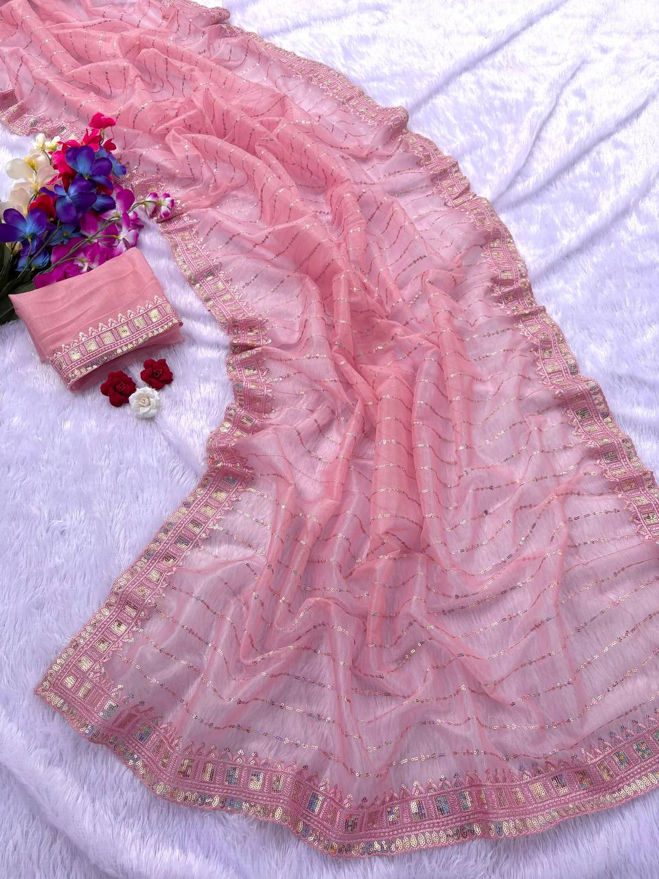 Designer Tissue Silk Saree