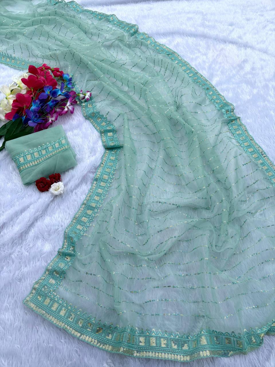 Designer Tissue Silk Saree