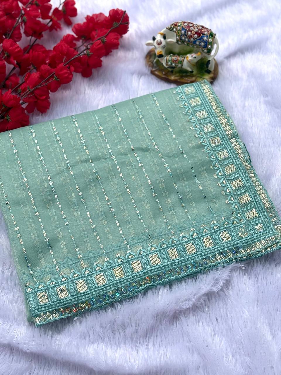 Designer Tissue Silk Saree
