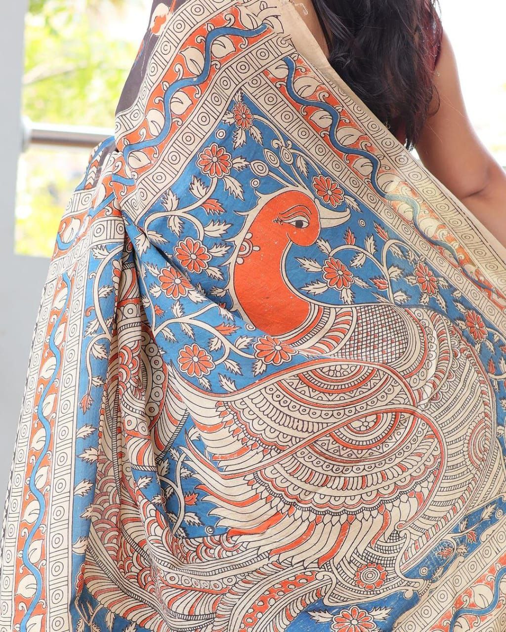 Digital Printed Linen Saree