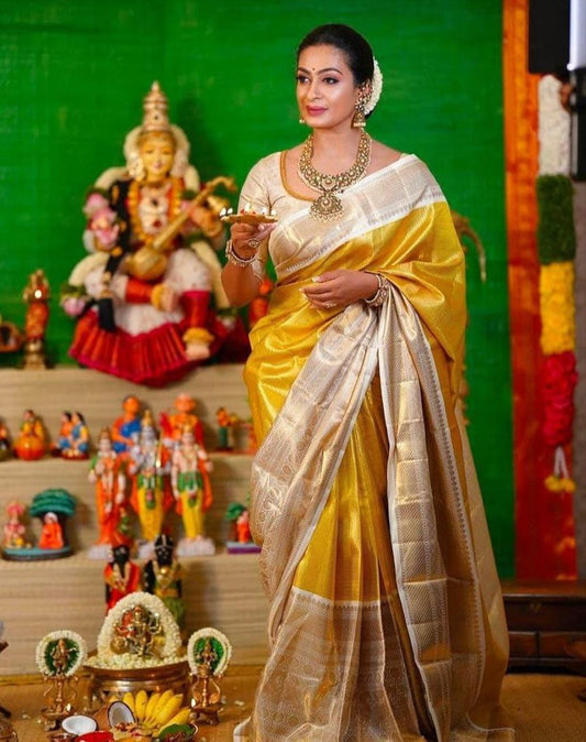 Festival Wear Banarasi Handloom Silk Saree