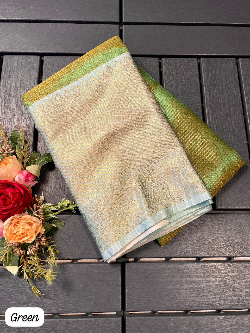 Festival Wear Banarasi Handloom Silk Saree