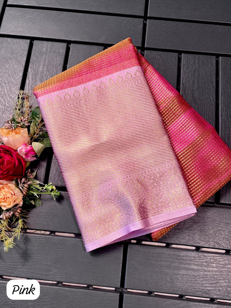 Festival Wear Banarasi Handloom Silk Saree