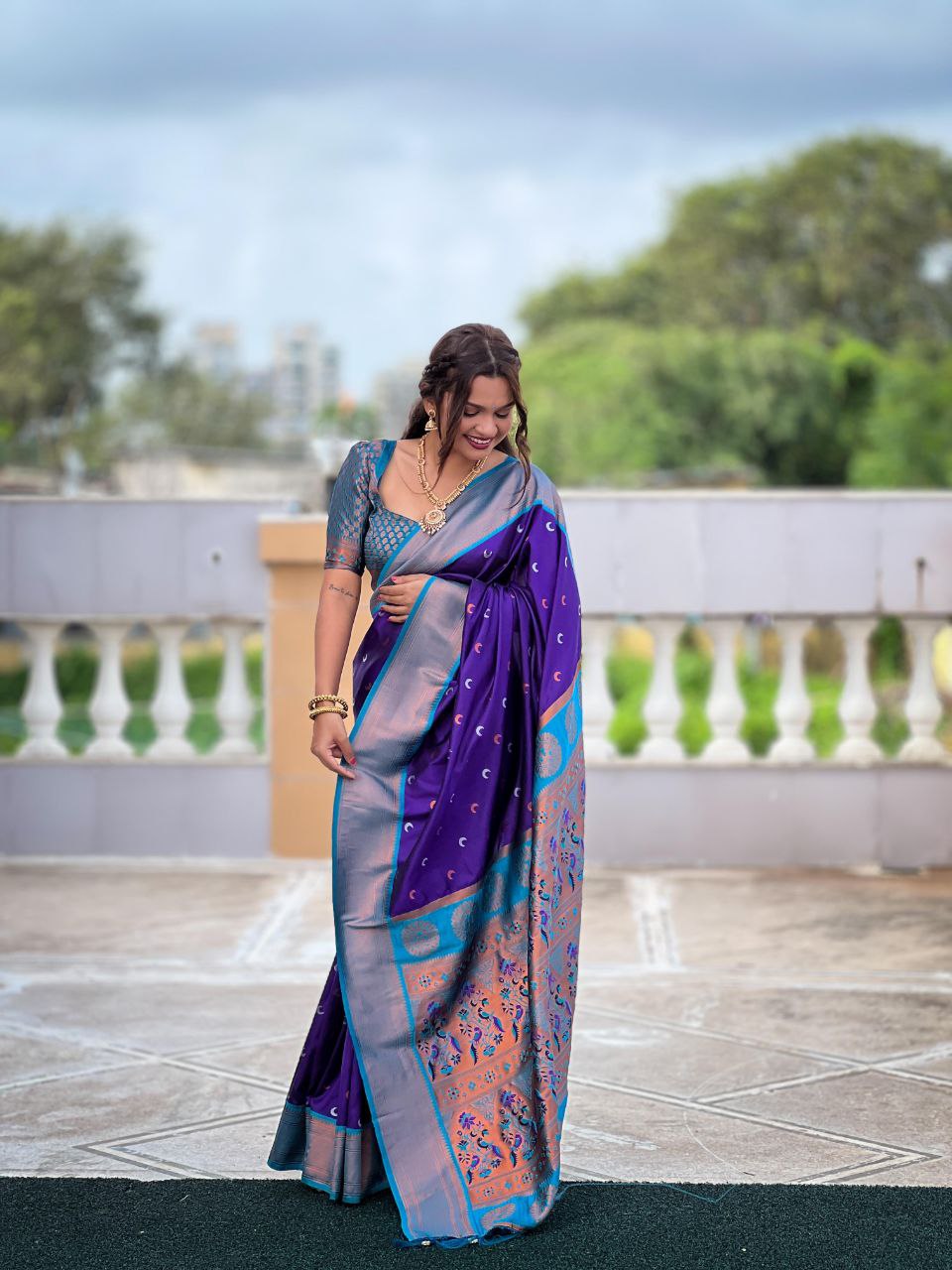 Maharashtrian Paithani Silk Saree