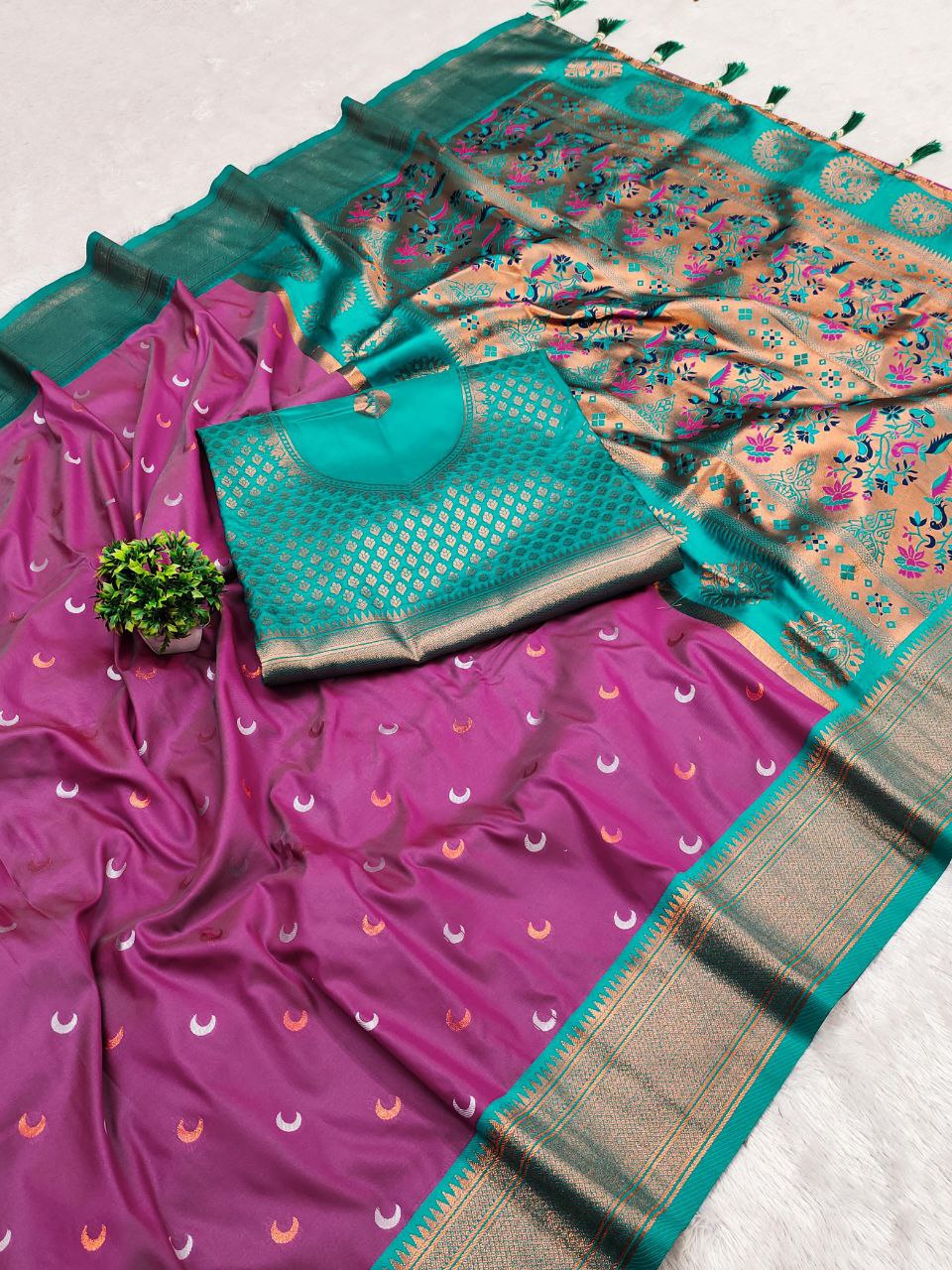 Maharashtrian Paithani Silk Saree