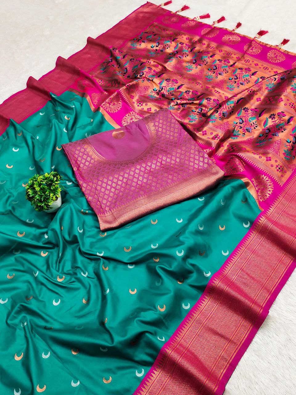 Maharashtrian Paithani Silk Saree