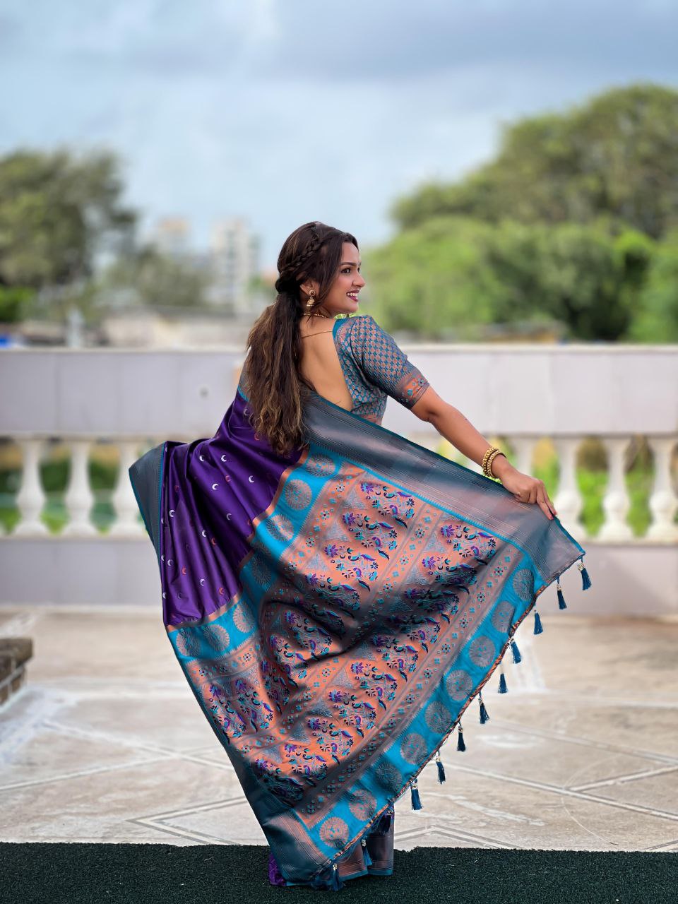 Maharashtrian Paithani Silk Saree