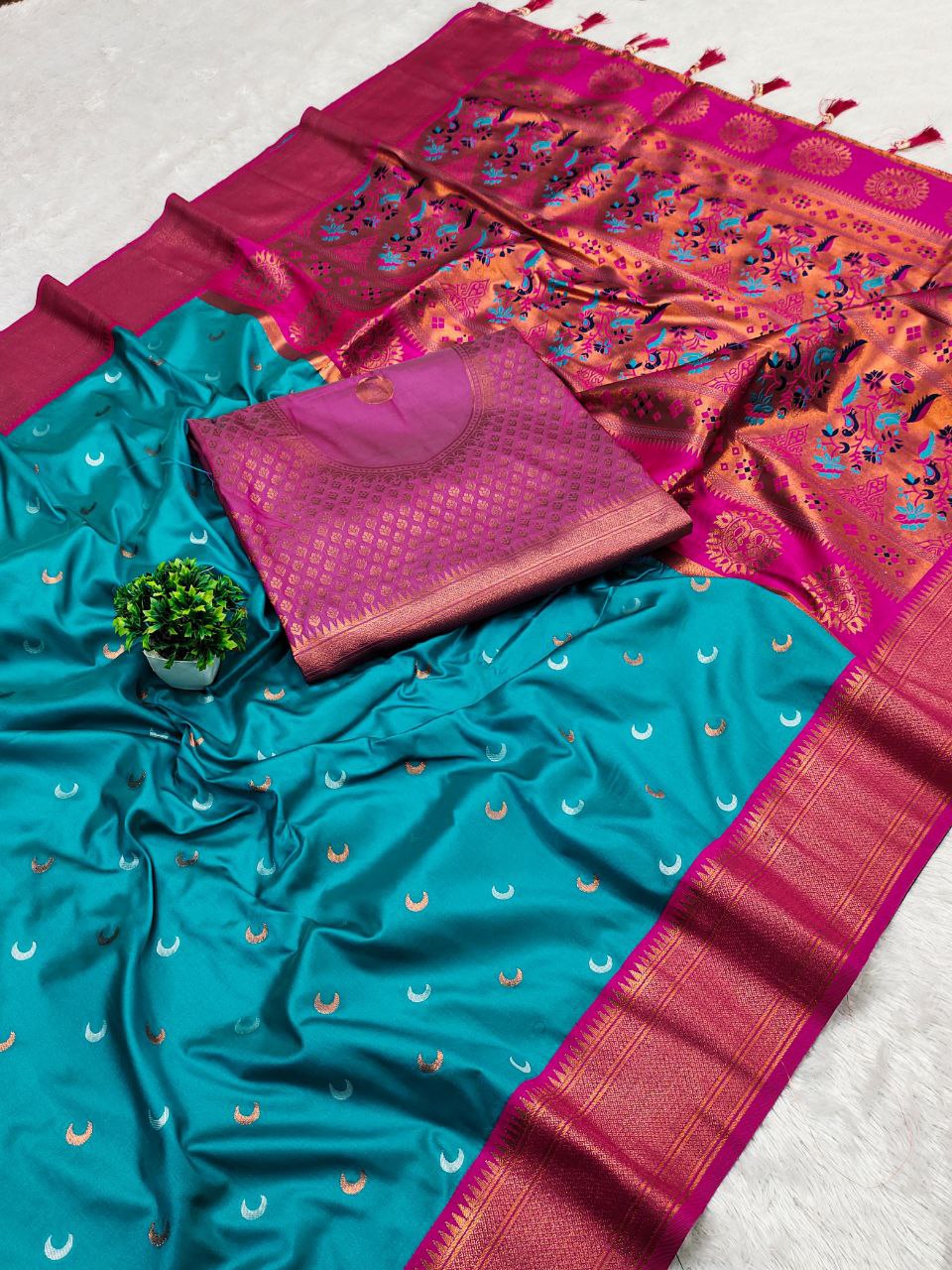 Maharashtrian Paithani Silk Saree