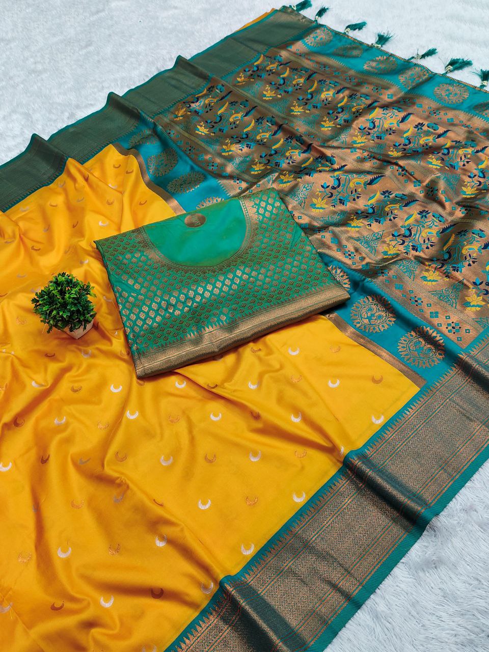 Maharashtrian Paithani Silk Saree