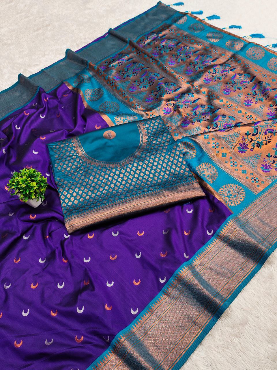 Maharashtrian Paithani Silk Saree