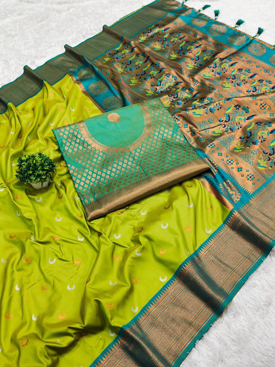 Maharashtrian Paithani Silk Saree